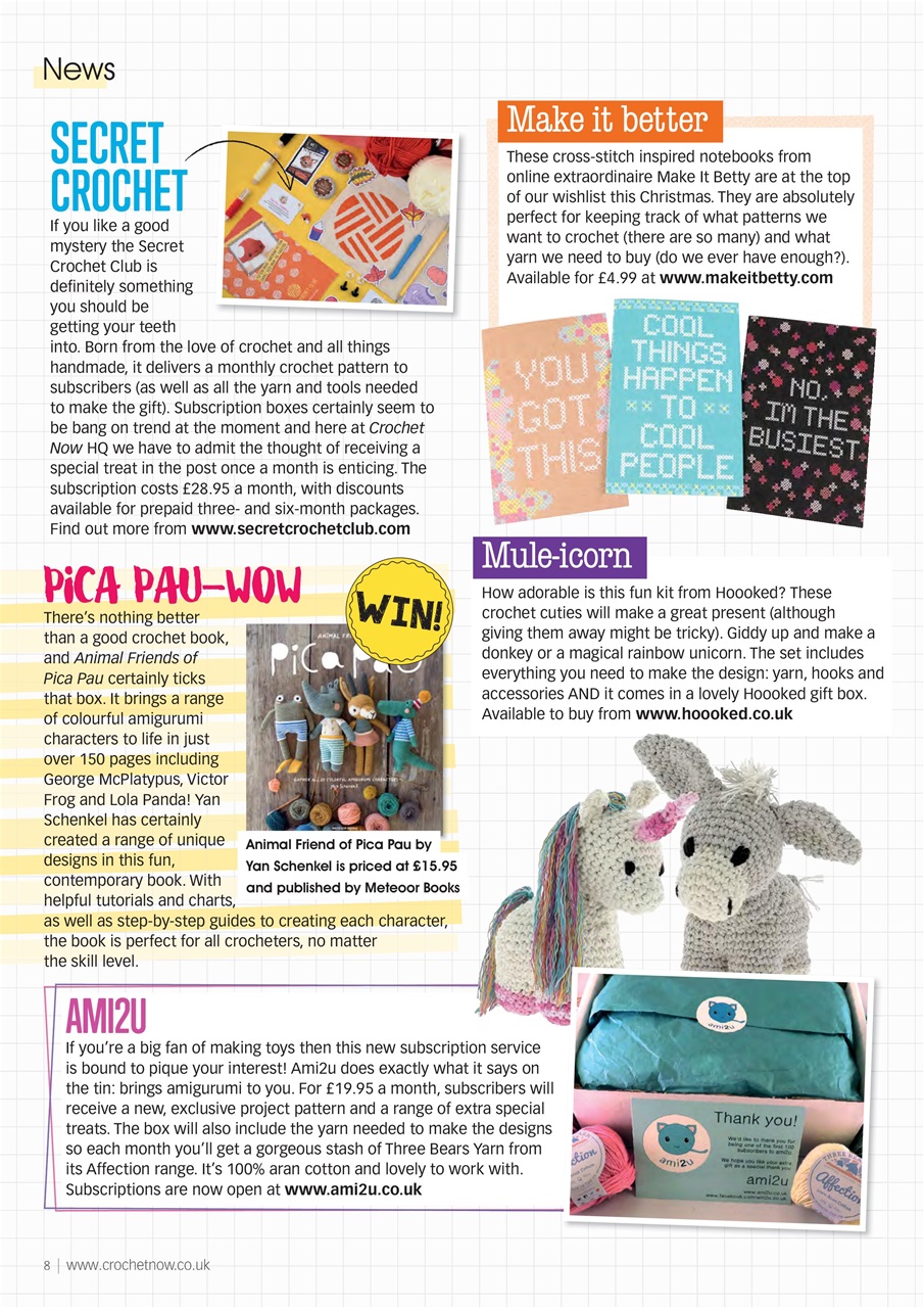 Crochet Now Magazine Preview Pages