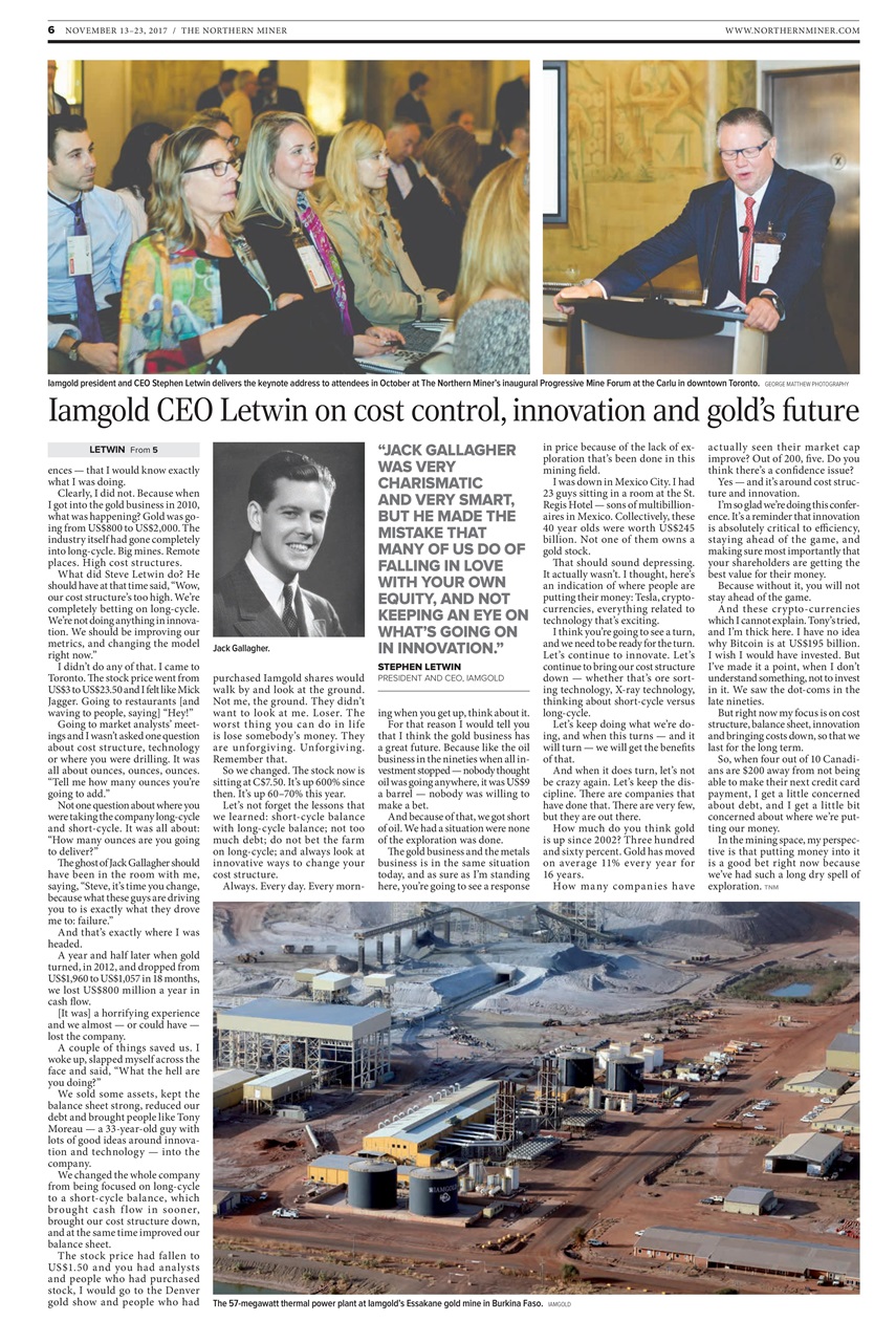 The Northern Miner Preview Pages