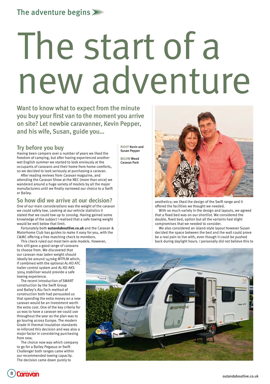 Buying Your Perfect Caravan Preview Pages