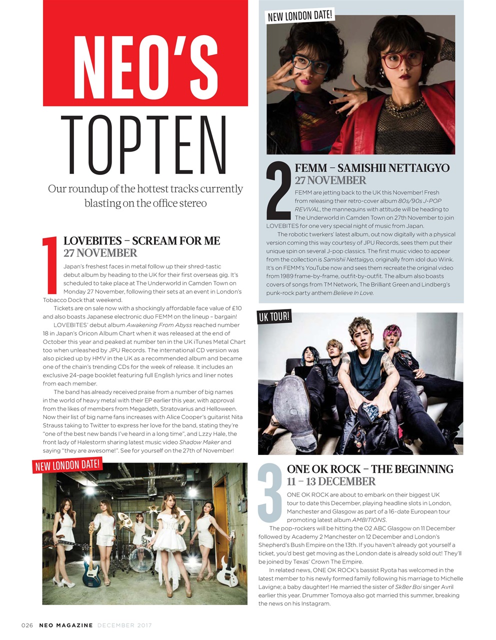 NEO Magazine Preview Pages