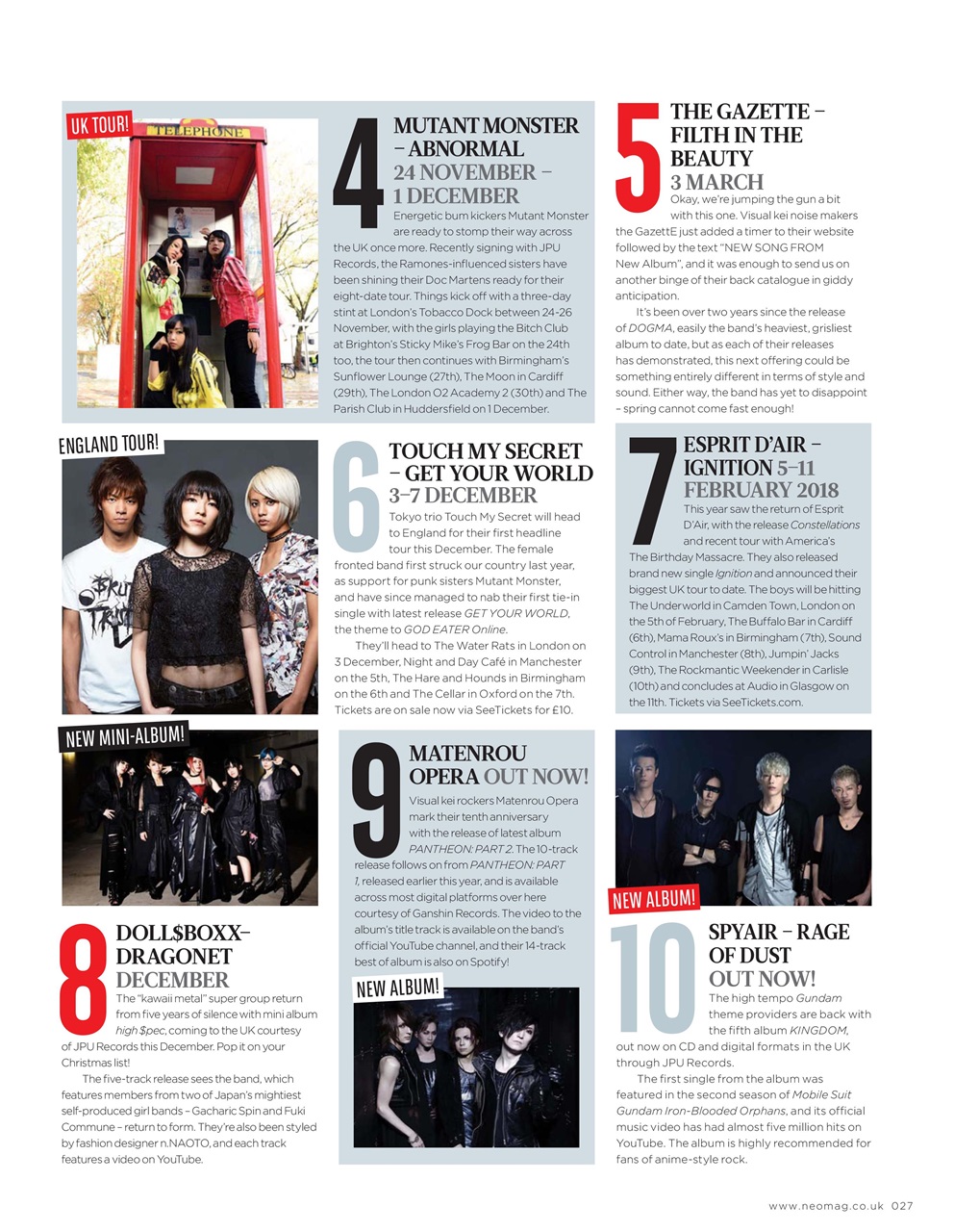 NEO Magazine Preview Pages