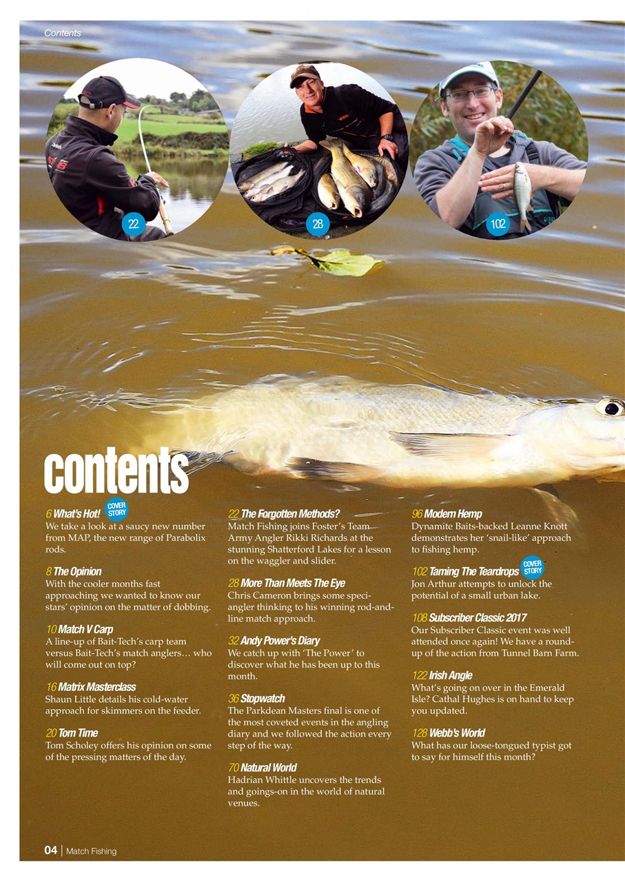 Match Fishing Preview Pages