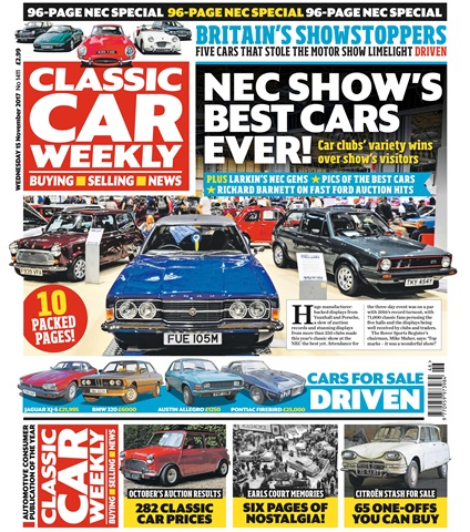 Classic Car Weekly issue 15th November 2017