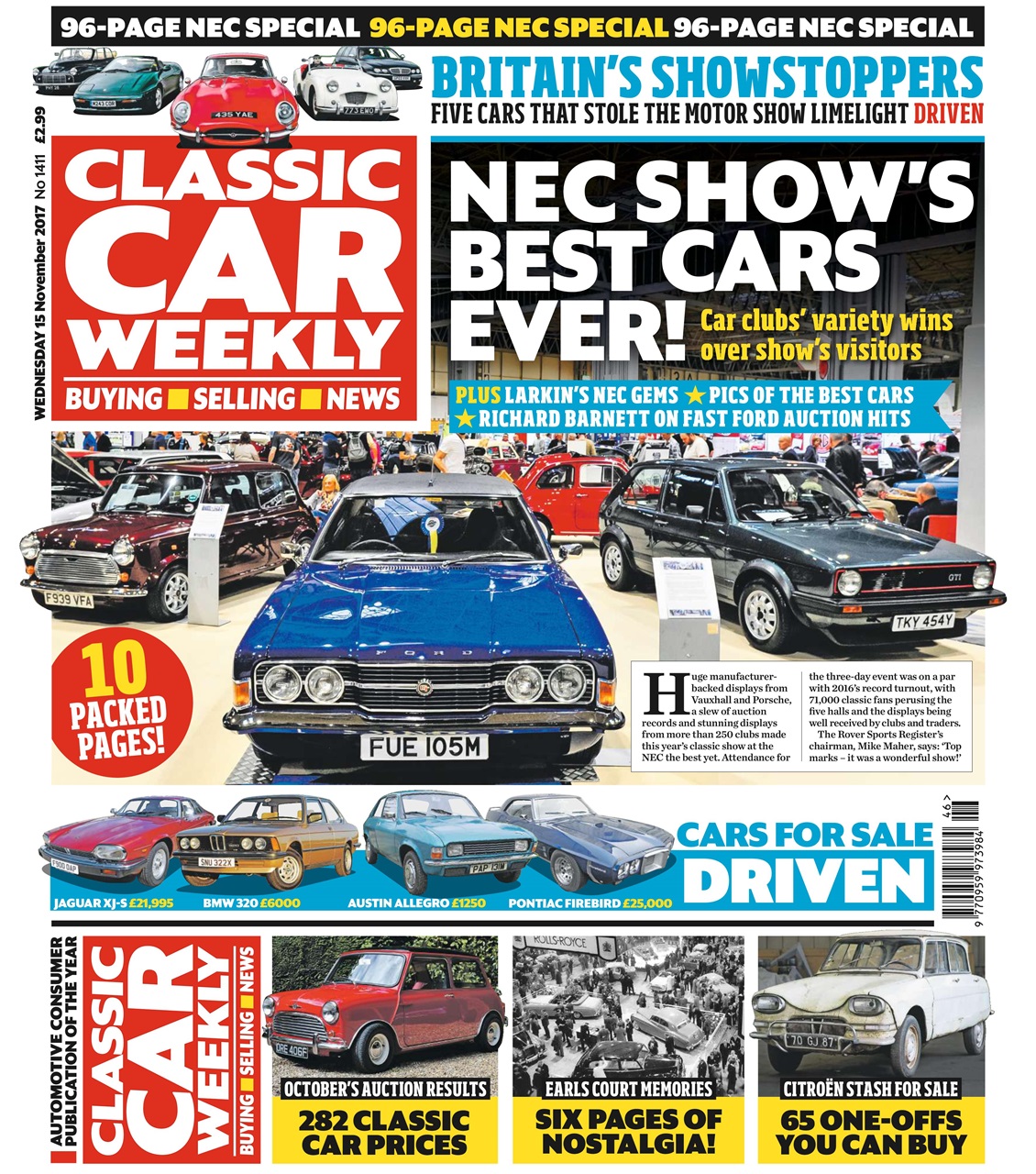 Classic Car Weekly Preview Pages