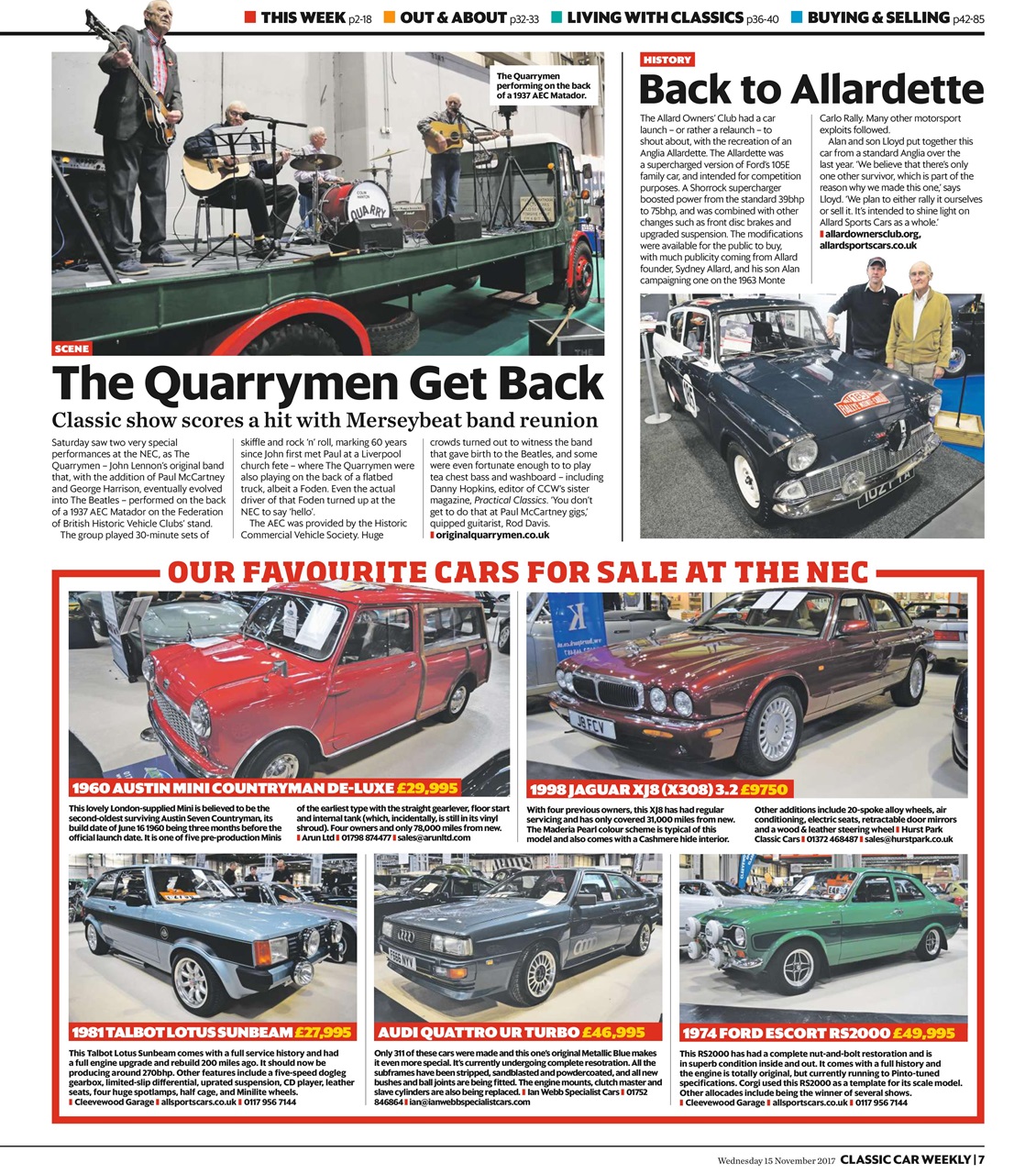 Classic Car Weekly Preview Pages