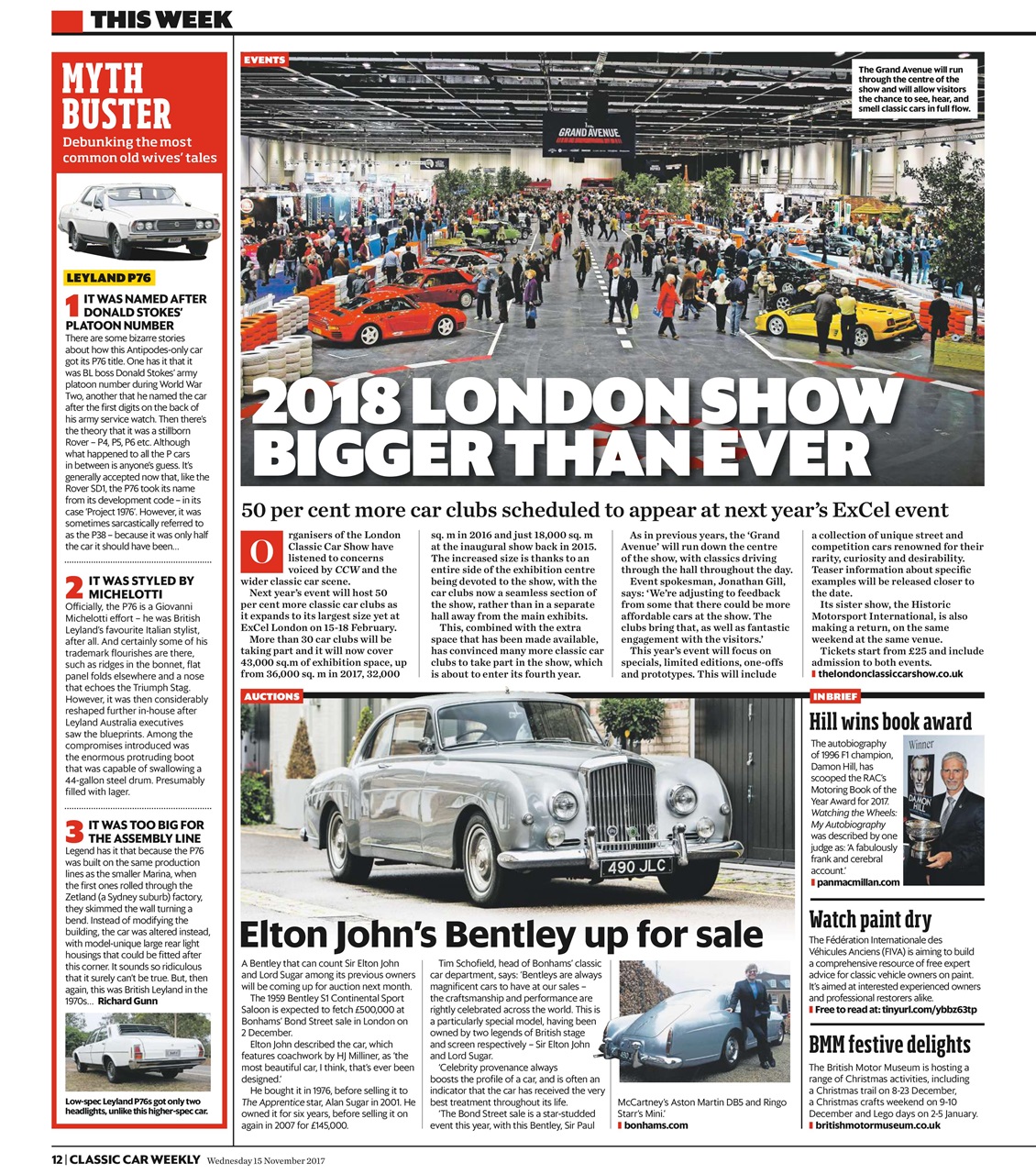 Classic Car Weekly Preview Pages