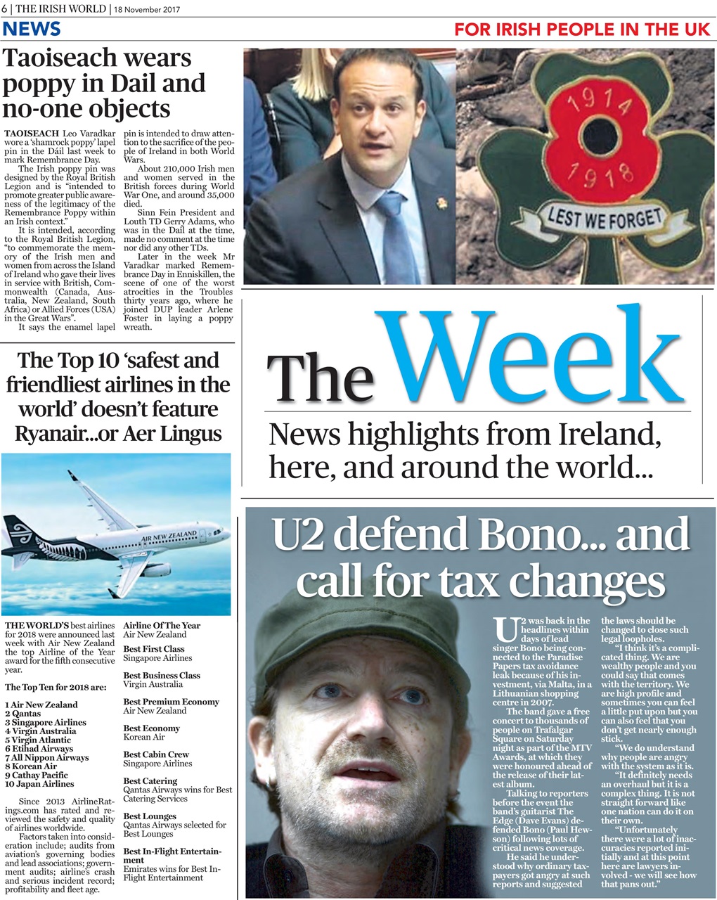 Irish World Preview Pages