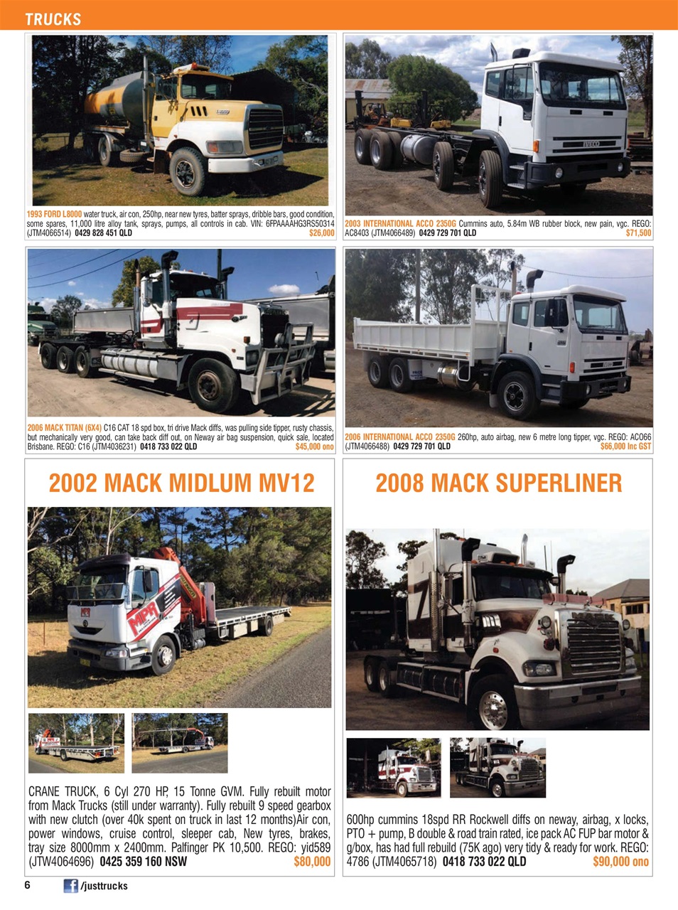 JUST TRUCKS Preview Pages