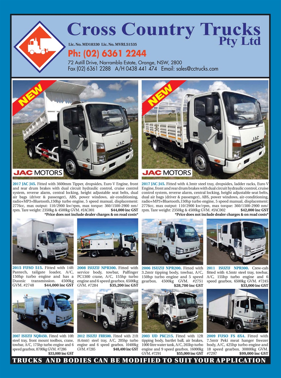 JUST TRUCKS Preview Pages