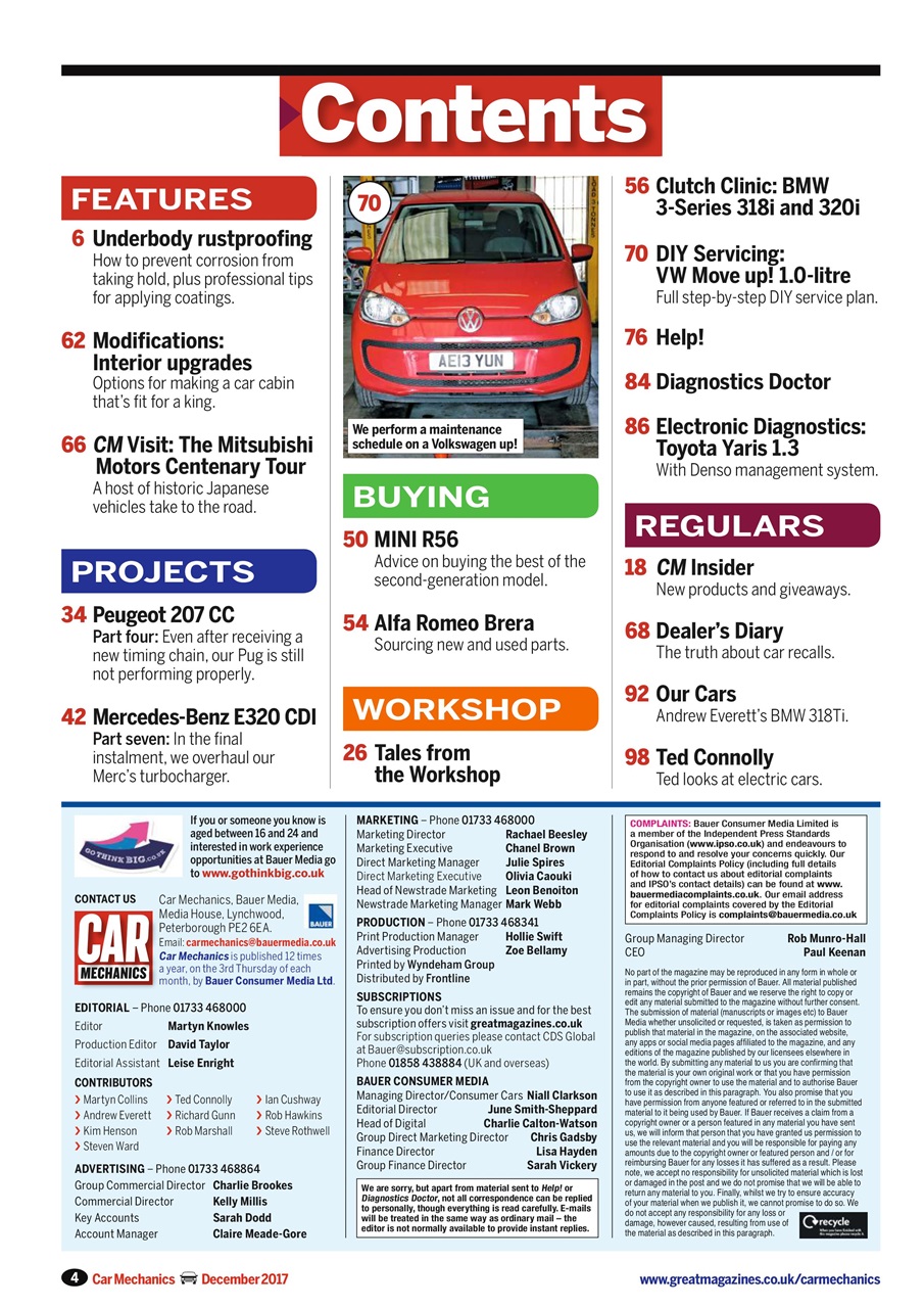 Car Mechanics Preview Pages