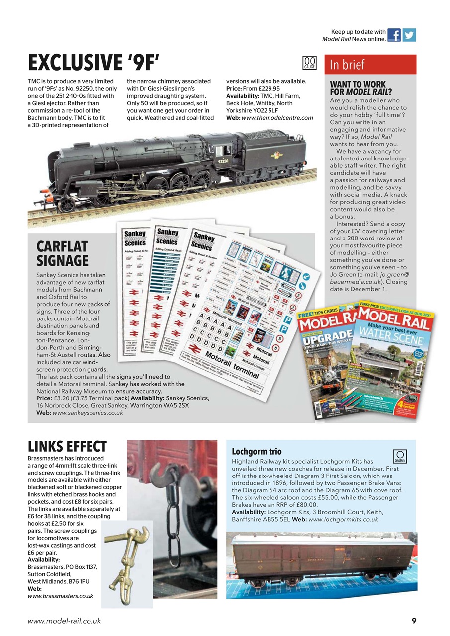 Model Rail Preview Pages