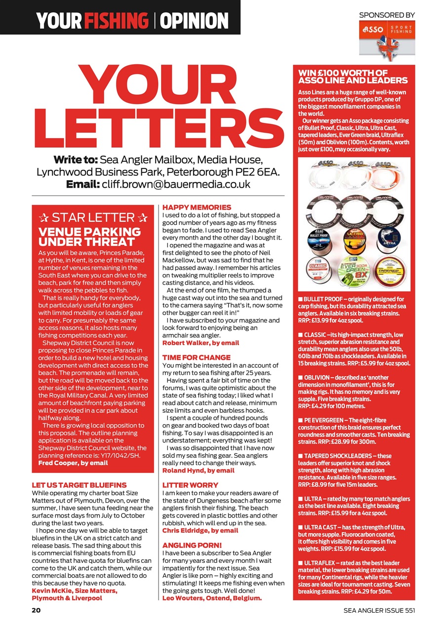 Sea Angler Preview Pages