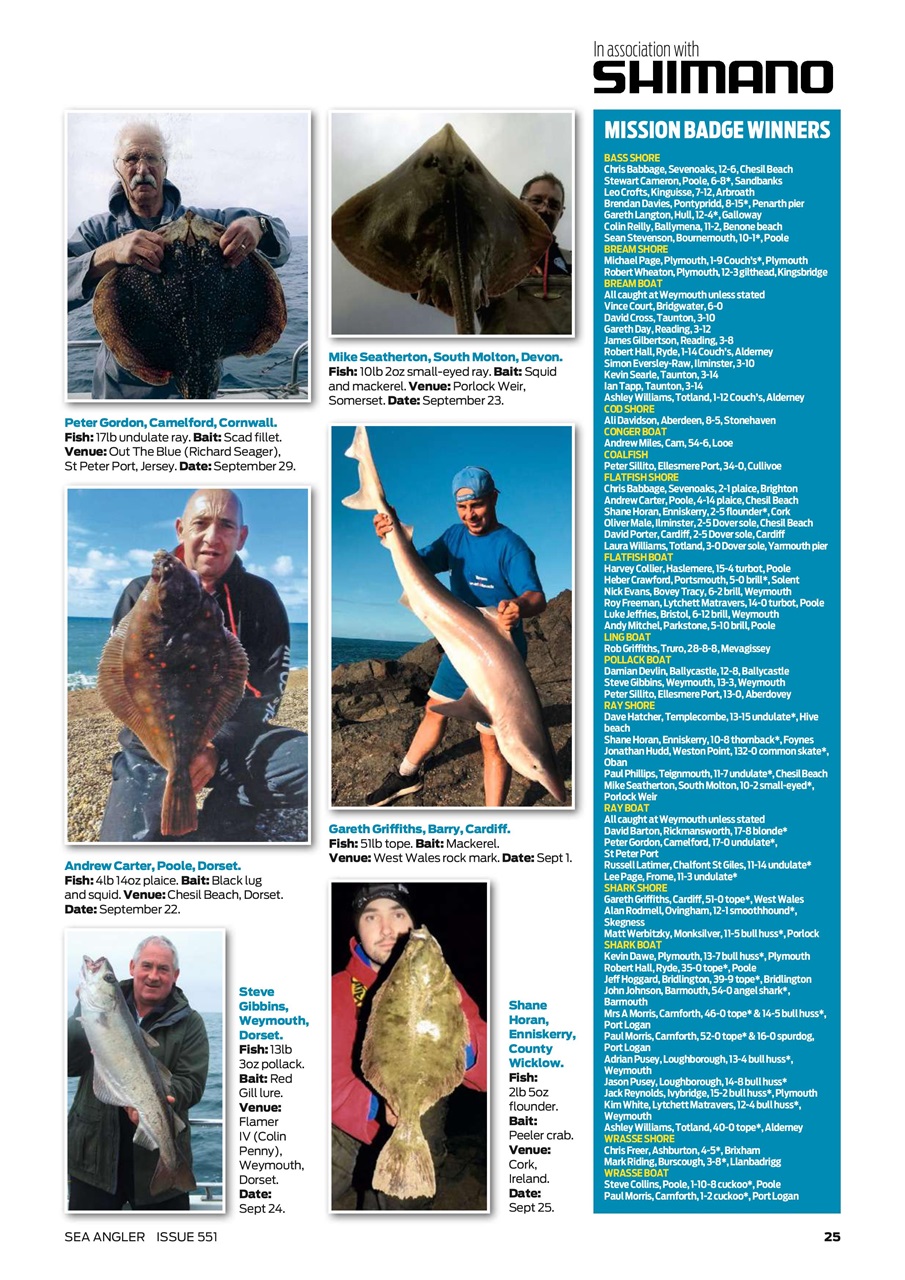 Sea Angler Preview Pages