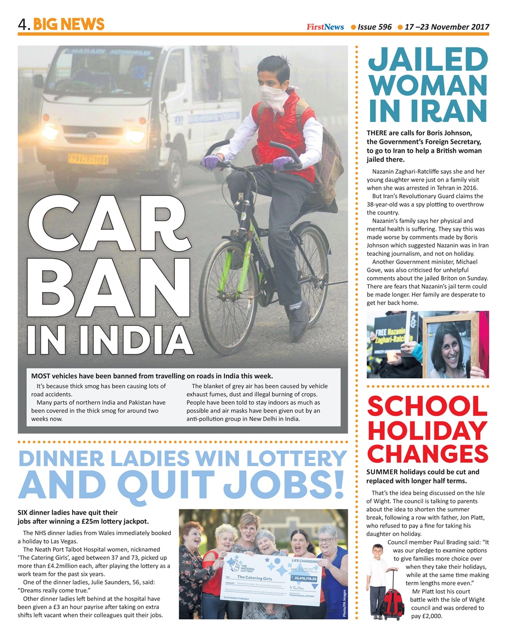 First News Preview Pages