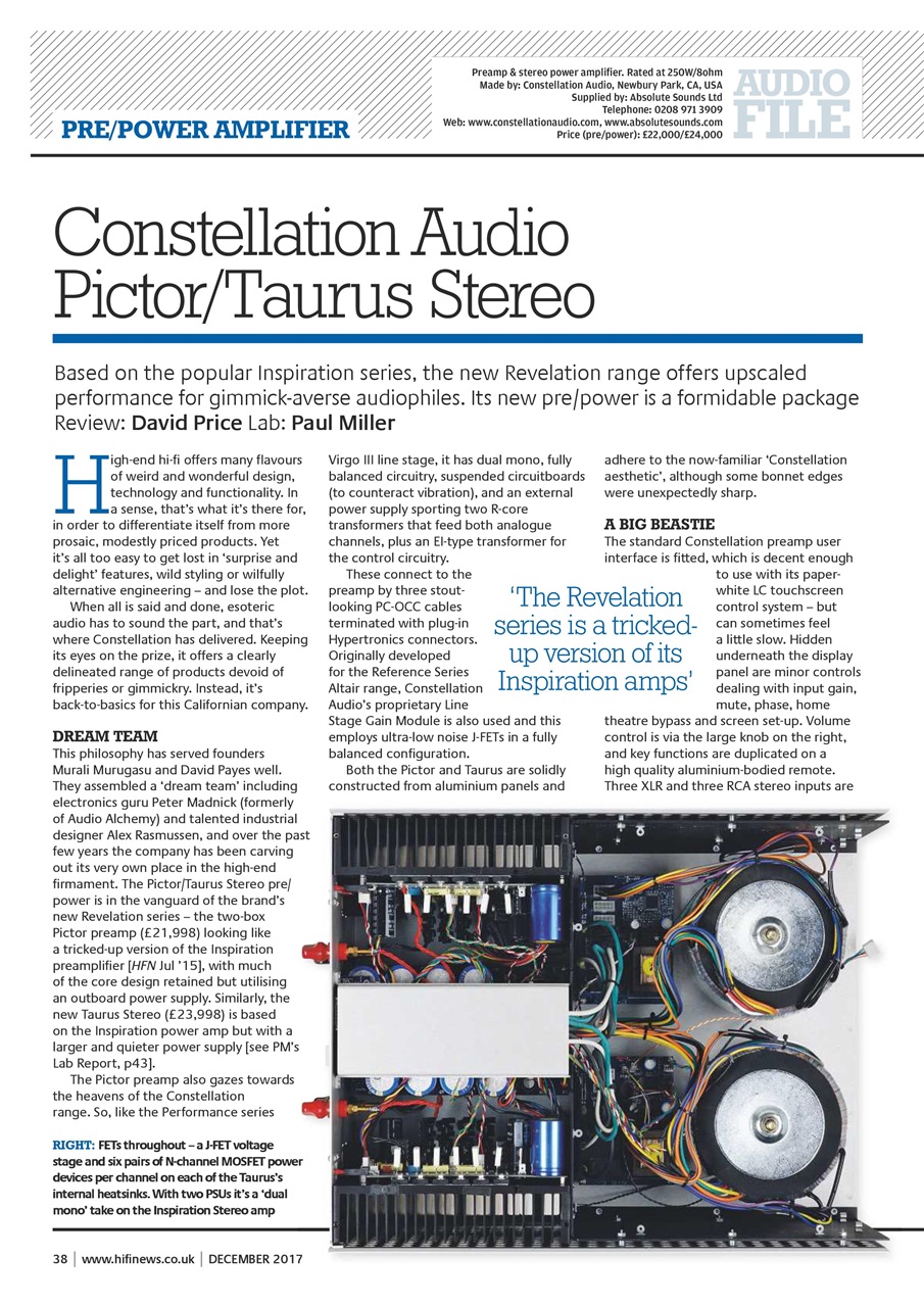 Hi-Fi News Preview Pages