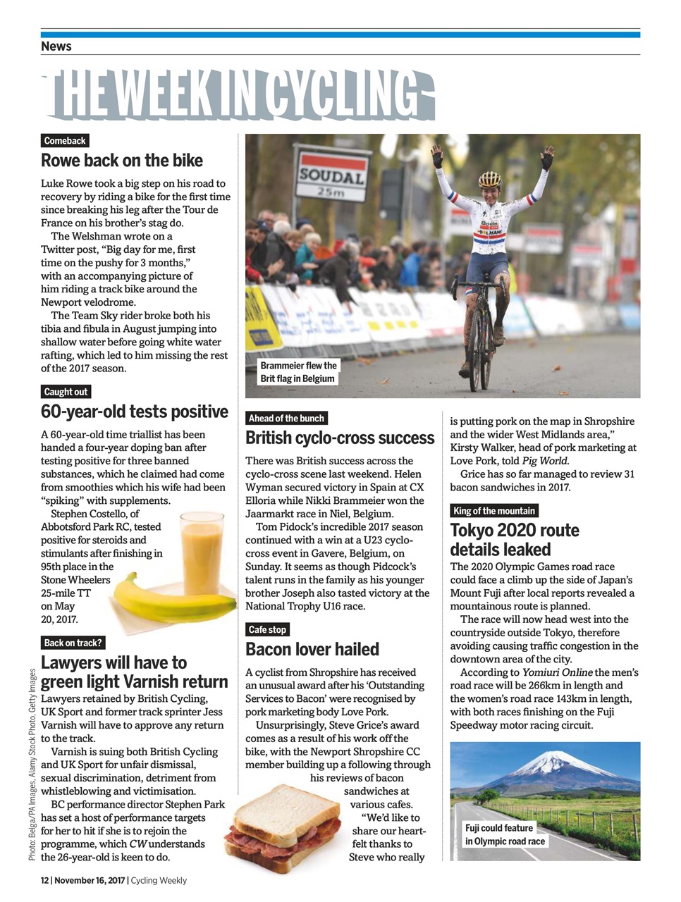 Cycling Weekly Preview Pages