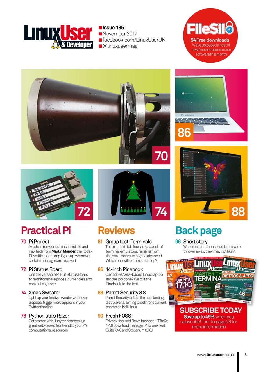 Linux User and Developer Preview Pages