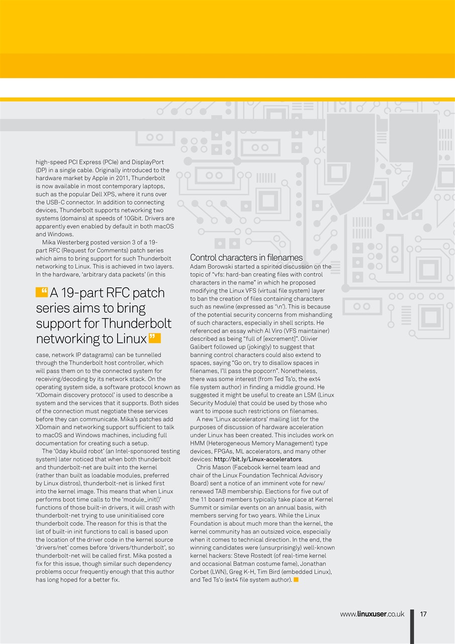 Linux User and Developer Preview Pages