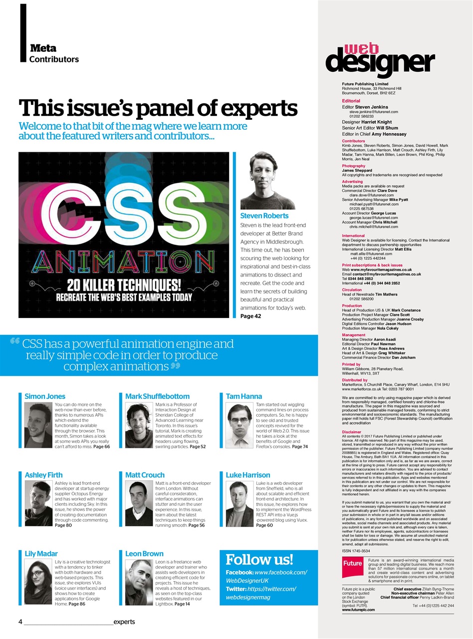 Web Designer Preview Pages