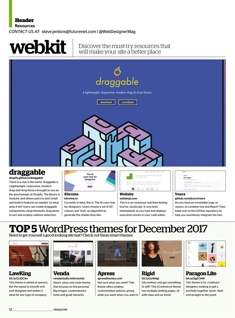 Web Designer Preview Pages