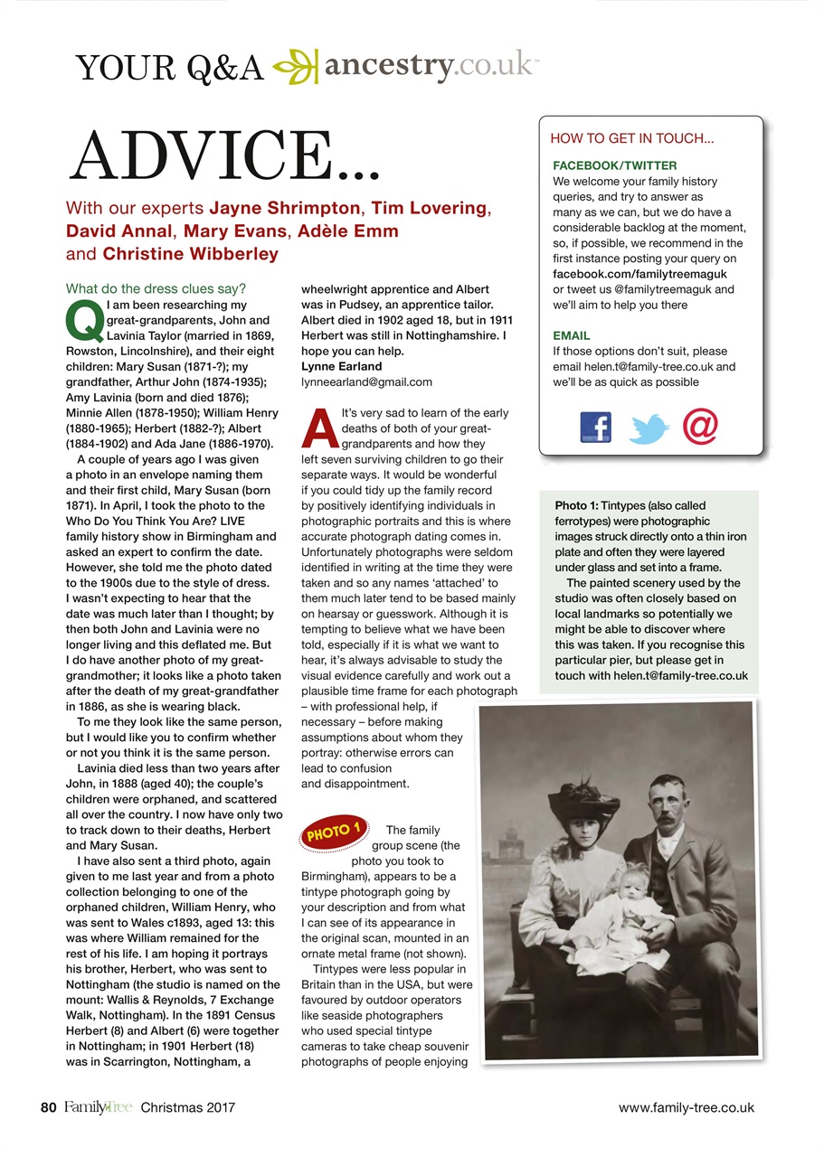 Family Tree Preview Pages