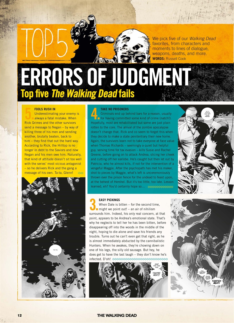 The Walking Dead Magazine Preview Pages