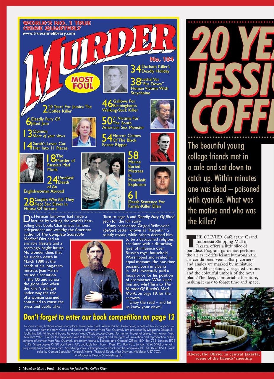 Murder Most Foul Preview Pages