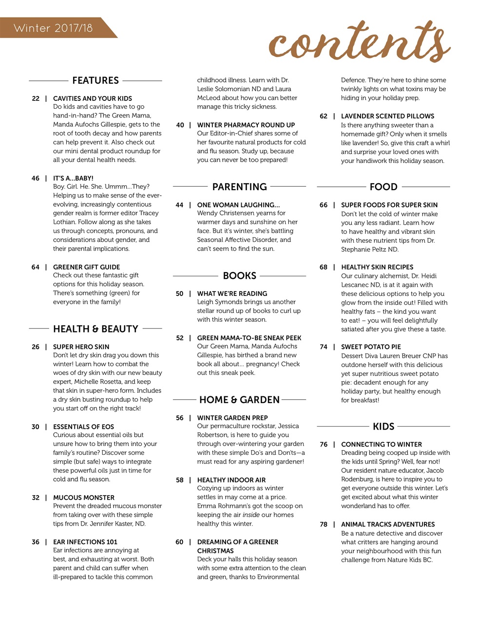 Ecoparent Magazine Preview Pages