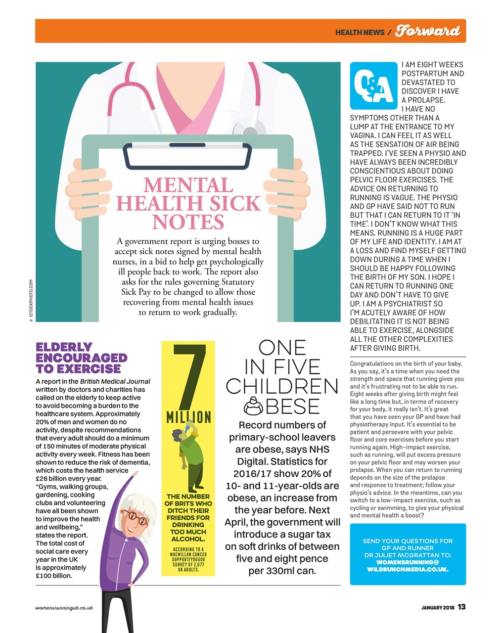 Women’s Running Preview Pages