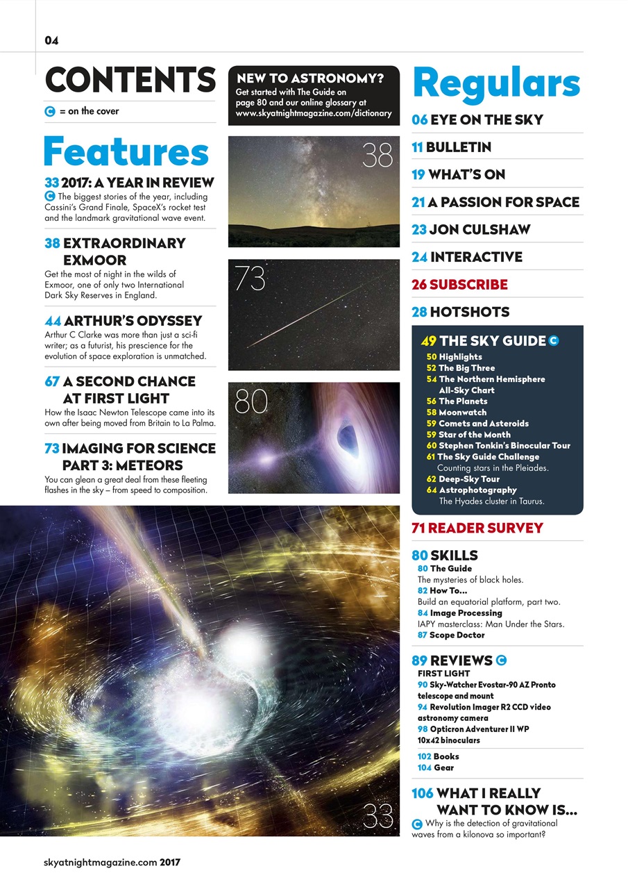 BBC Sky at Night Magazine Preview Pages