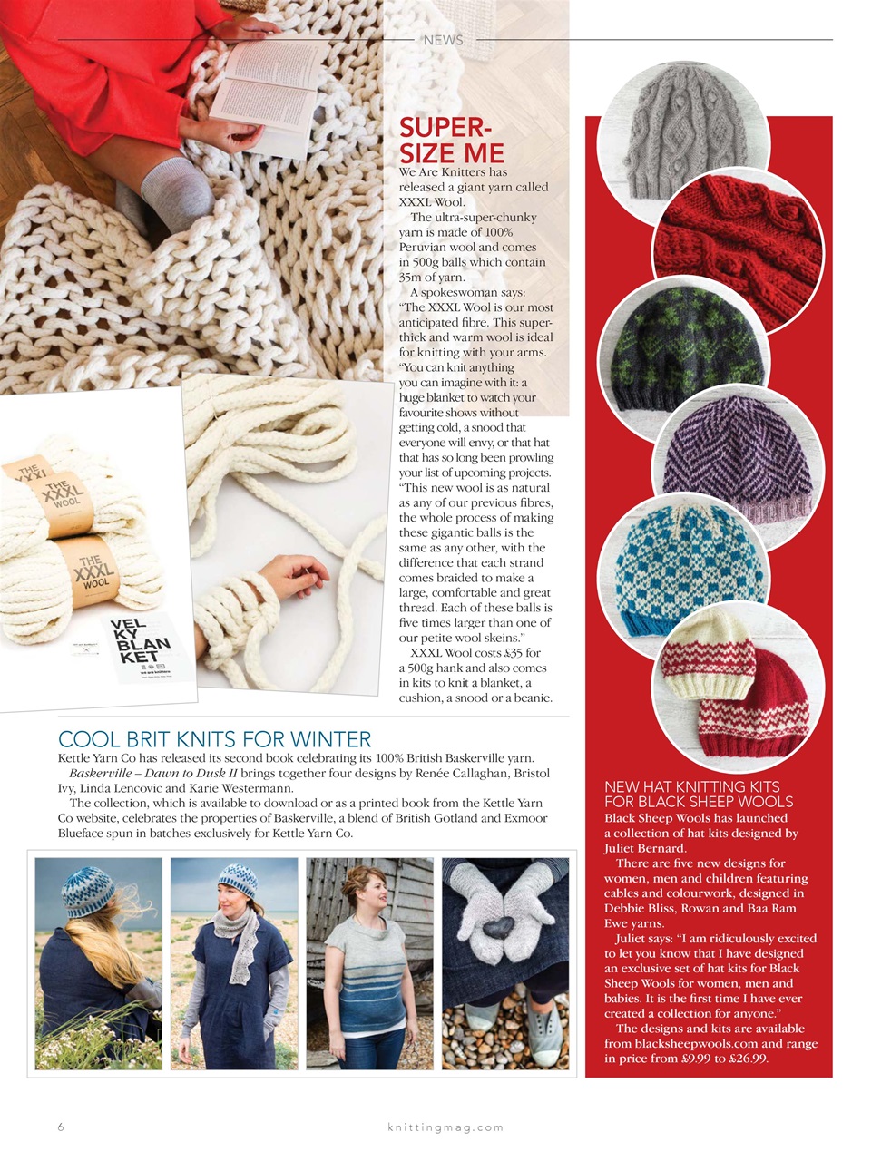 Knitting Preview Pages