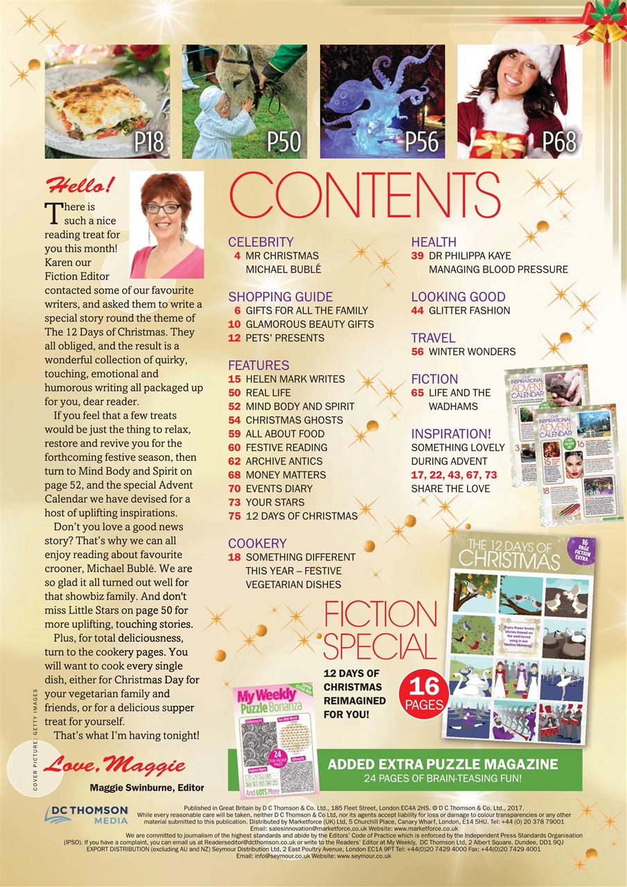 My Weekly Special Preview Pages