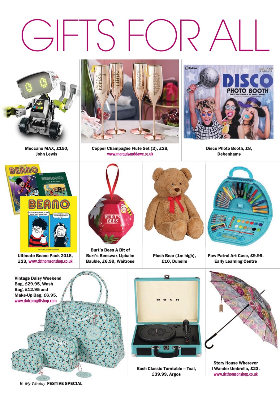 My Weekly Special Preview Pages