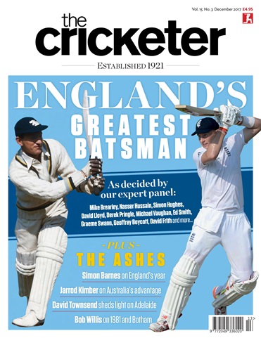 The Cricketer Magazine issue December 2017
