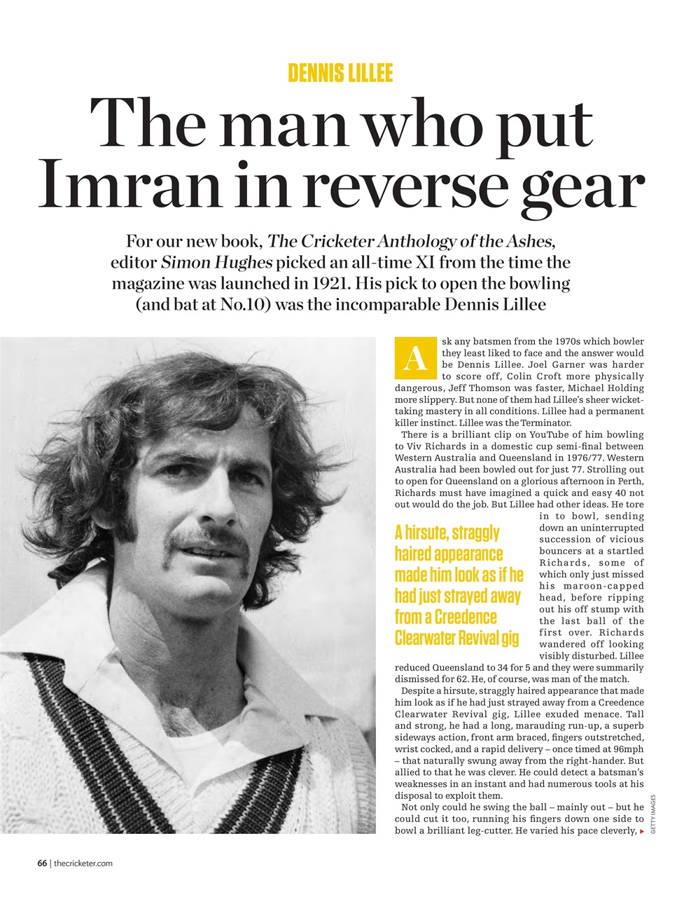 The Cricketer Magazine Preview Pages