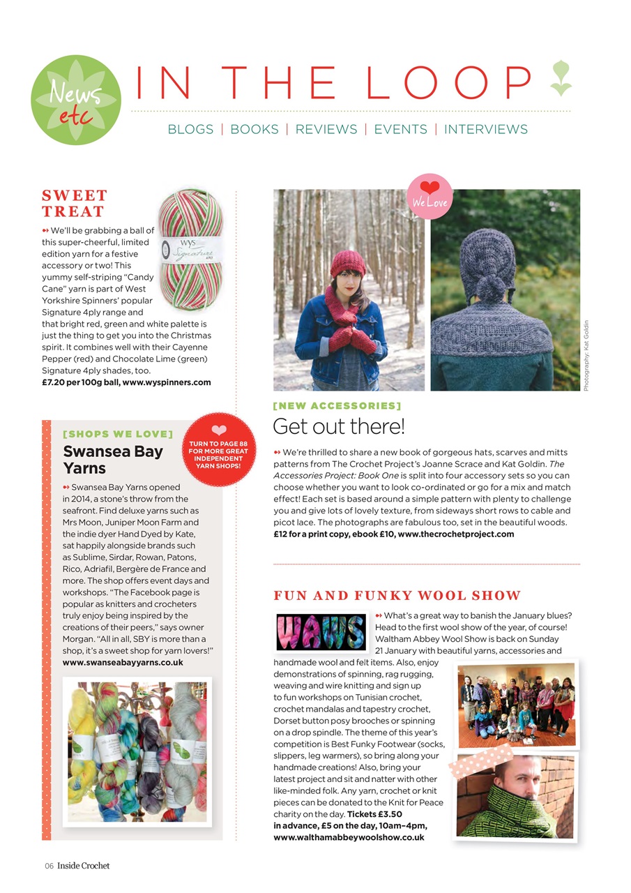 Inside Crochet Preview Pages