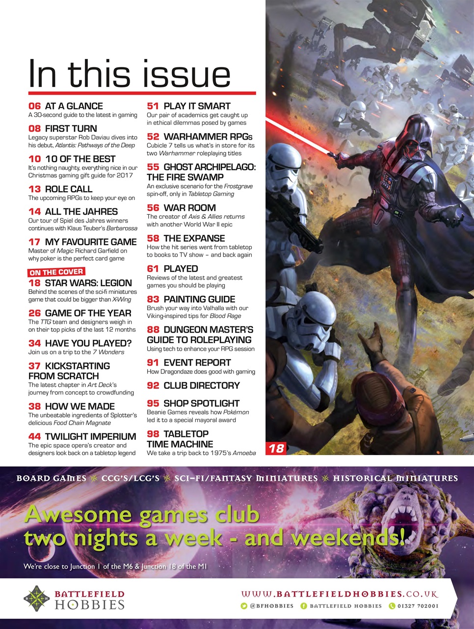 Tabletop Gaming Preview Pages