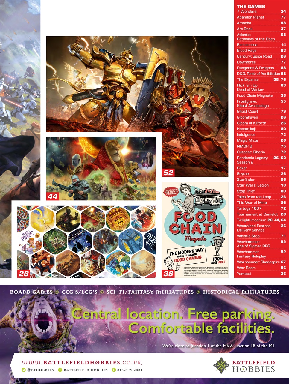 Tabletop Gaming Preview Pages