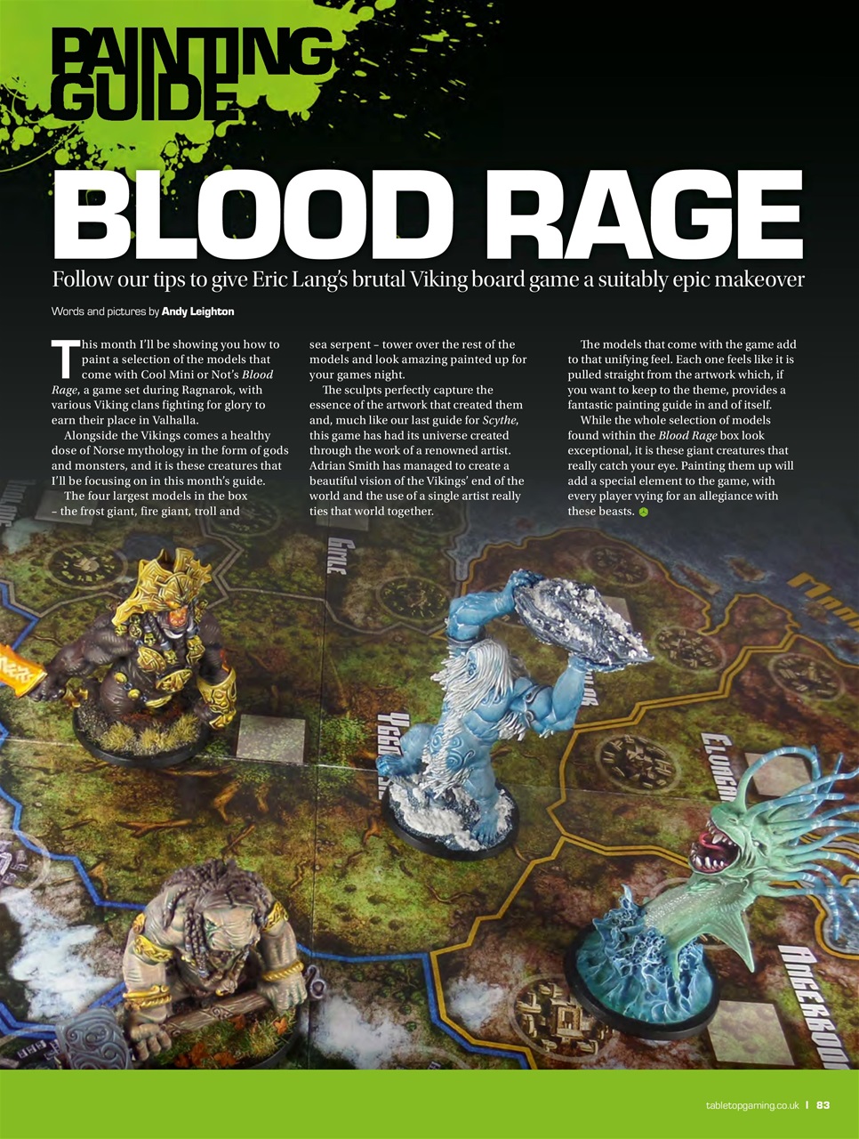 Tabletop Gaming Preview Pages