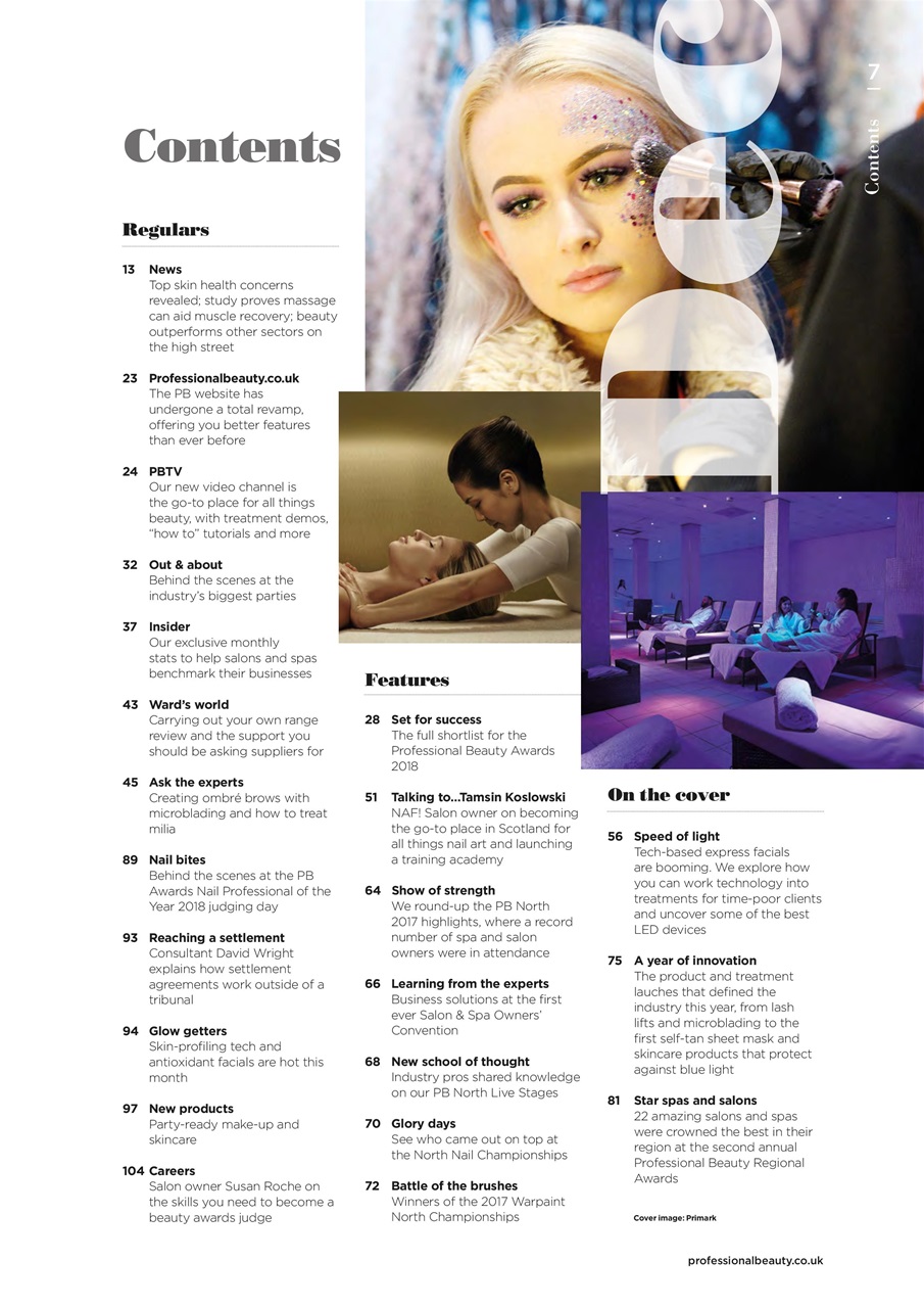 Professional Beauty Preview Pages