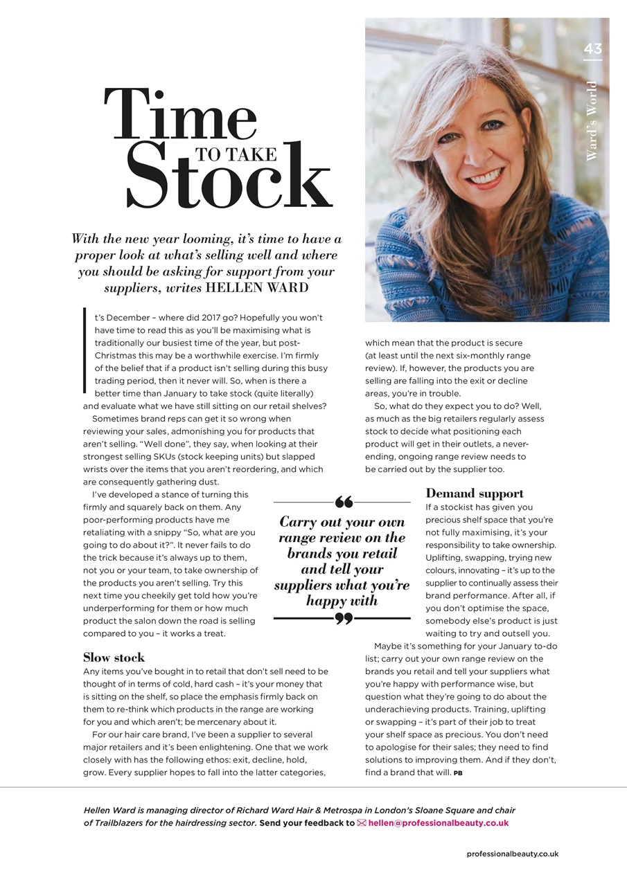 Professional Beauty Preview Pages