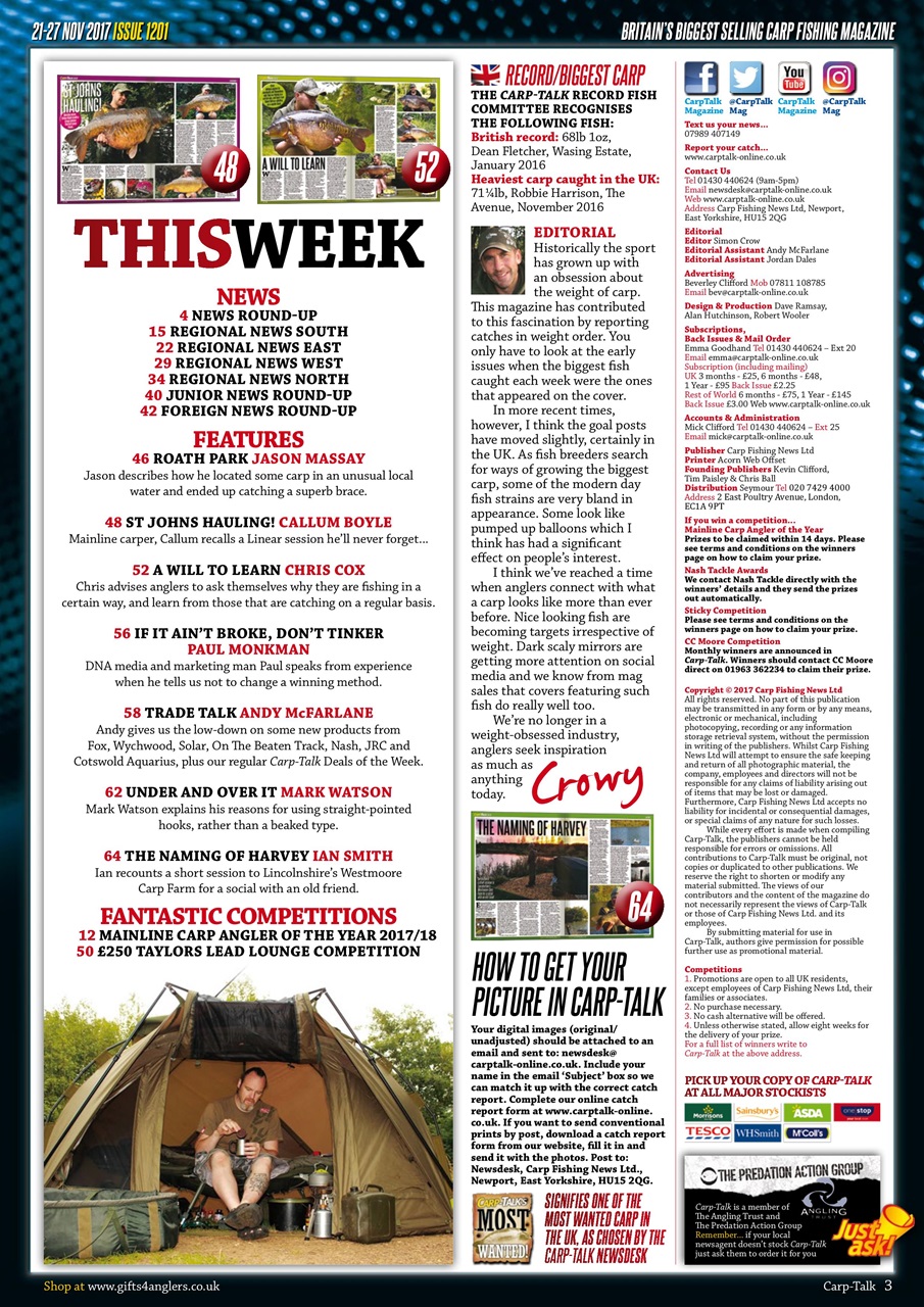 Carp-Talk Preview Pages