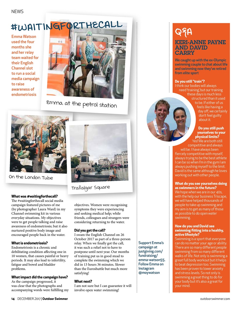 Outdoor Swimmer Preview Pages