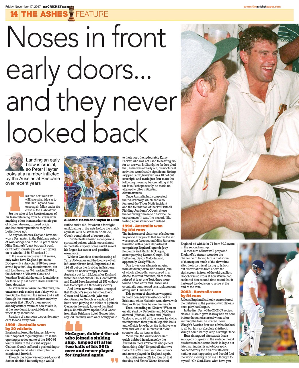 The Cricket Paper Preview Pages