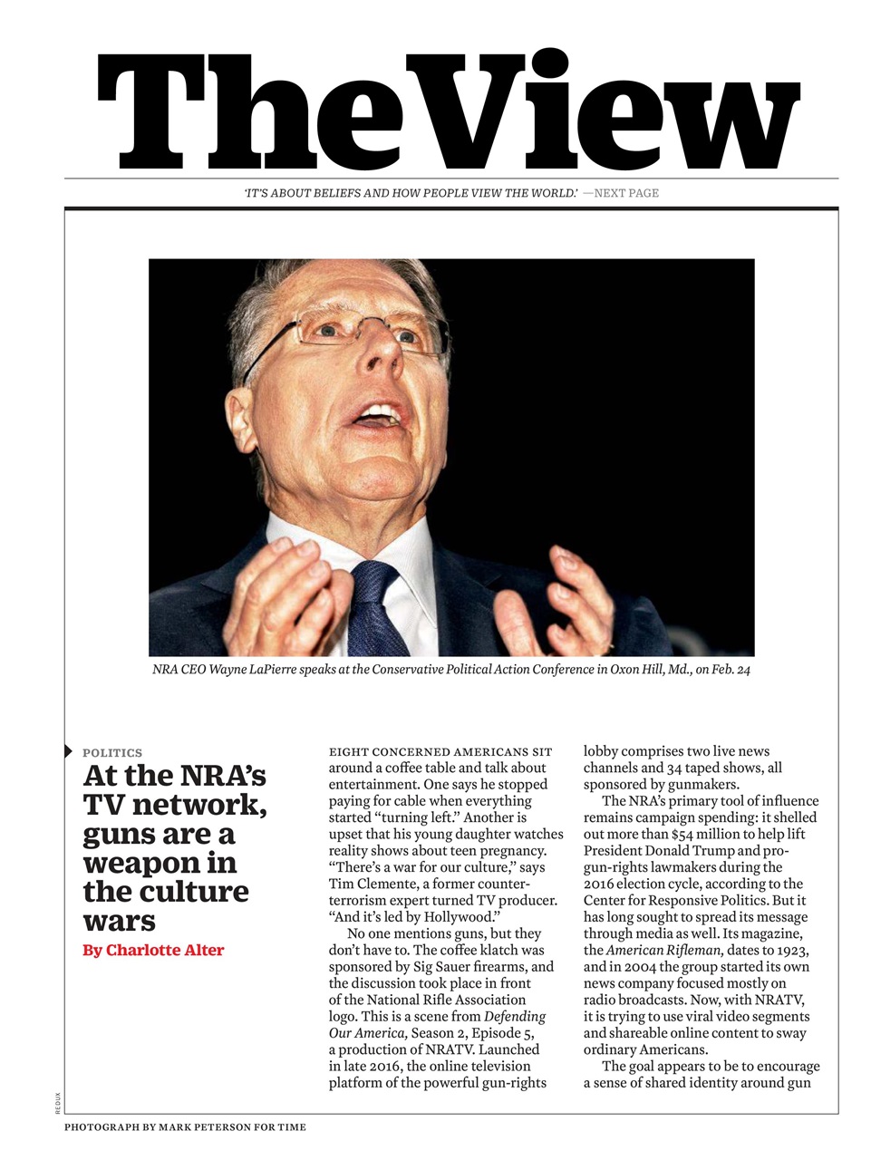 TIME Magazine Europe Preview Pages