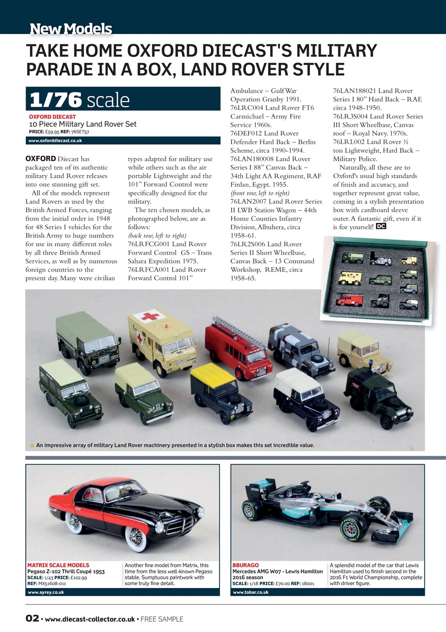 Diecast Collector Preview Pages