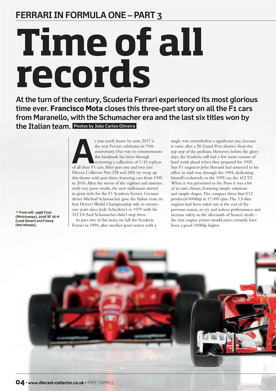 Diecast Collector Preview Pages