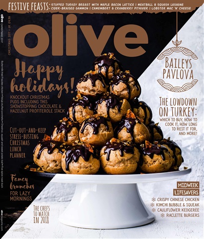 Olive Magazine issue Christmas 2017