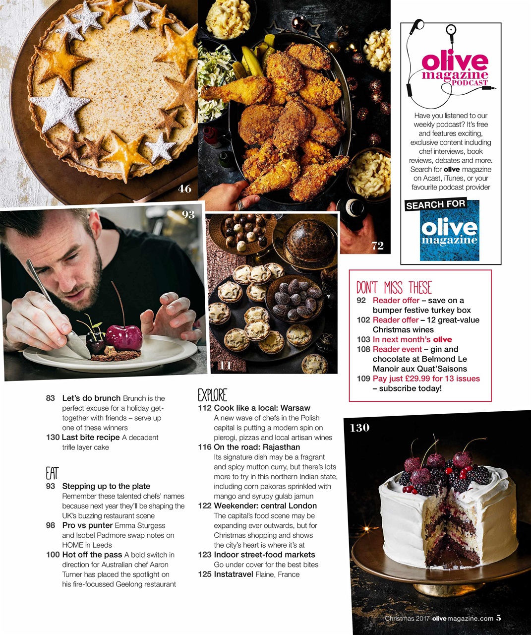 Olive Magazine Preview Pages