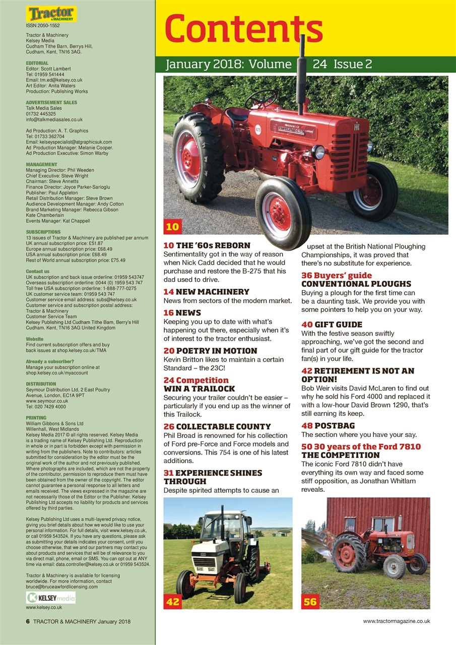 Tractor & Machinery Preview Pages